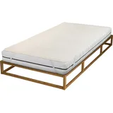 biberna Molton-Matratzenauflage Premium Qualität 150 x 200 cm beige