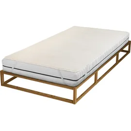 biberna Molton-Matratzenauflage Premium Qualität 150 x 200 cm beige