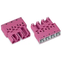 WAGO 770-294 Netz-Steckverbinder WINSTA MIDI Stecker, 4-polig, Kod. B,