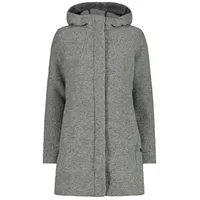 CMP Woman Coat Fix Hood grey mel. (U510) 40