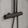Badplaats Samar Duschsystem Duscharmatur Mat Schwarz 26x71x8