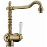 naber gmbh Passato 2 Einhebelmischer Altmessing