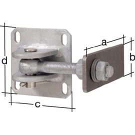 GAH ALBERTS Torband 146x60x100x100mm STA roh GAH