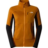 The North Face NF0A87JC6OZ1 W STORMGAP POWERGRID JACKET Jacket Damen IRON CITRUS/TNF BLACK Größe L