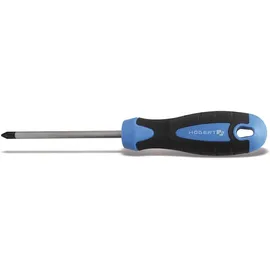 Högert Kreuzschlitz Schraubendreher PH2-100 mm Schwarz/Blau