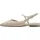 TAMARIS Damen Sling Pump mit Blockabsatz Leder, beige, 38 EU