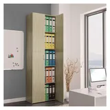vidaXL Sonoma-Eiche Aktenschrank 60x32x190 cm braun