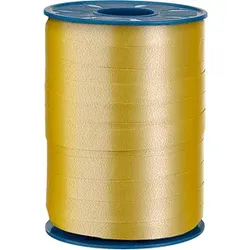 PRÄSENT Geschenkband AMERICA matt gold 10,0 mm x 250,0 m