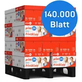 print24 Druckerpapier Kopierpapier 140000 Blatt 28 x 5000) A4 80g Premium Hochweiß 160 Testsieger PEFC Umweltzertifikat