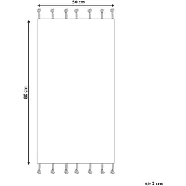 Beliani Oltan Beige 50 x 80 cm