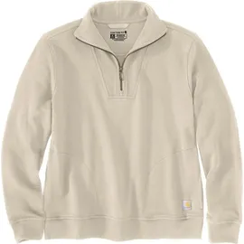 CARHARTT Half-Zip Sweatshirt Beige M