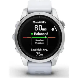 Garmin Epix Pro (Gen 2) Standard 42 mm steinweiss/silber