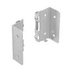 Schubkasten-Rückwandverbinder, rechts, AvanTech YOU, 9257667, Stahl silber