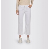 MAC Regular Fit Jeans im 5-Pocket-Design Modell 'CULOTTE', Weiss, 40