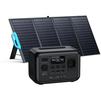 BLUETTI Stromerzeuger AC2A Tragbarer Power Generator mit 120W Solarpanel, 0,30 in kW, (package, mit PV120 Solarmodul), 204.8Wh LiFePO4/300W AC/3.6 kg