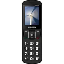 Maxcom Telefon Seniorenhandy 2G, 2,4'' display, 800 mAh battery - Schwarz