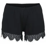 LASCANA Schlafshorts Pyjama-Shorts Schwarz 44/46