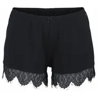 LASCANA Schlafshorts Pyjama-Shorts Schwarz 44/46