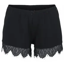 LASCANA Schlafshorts Pyjama-Shorts Schwarz 44/46