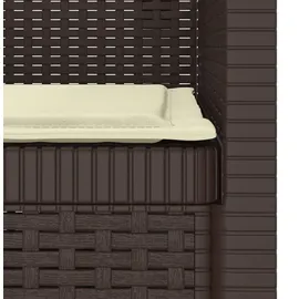 vidaXL 1-Sitzer Sessel 1 x 1 x 1 cm braun