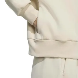 adidas Damen Soft Lux Zip Hoodie Jacke (Größe L, beige)