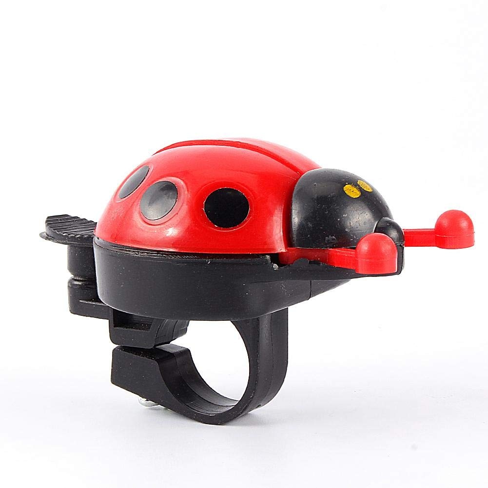 Dilwe Ladybug Fahrradklingel, Laut Ton Fahrradklingel Ring Fahrrad Lenker Glocke für Kinder Kleinkind Outdoor Fun