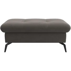 sit&more Polsterhocker Amica mit Stauraum 102 x 47 x 69 cm Grau