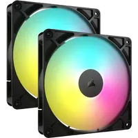 Corsair RS140 ARGB PWM Dual Pack CO-9050183-WW PC-Gehäuse-Lüfter Schwarz (B x H x T) 140 x 25 x 140mm