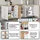 OTTO home ISEO 200 x 70 x 35 cm Weiß hochglanz / Eiche Wotan matt