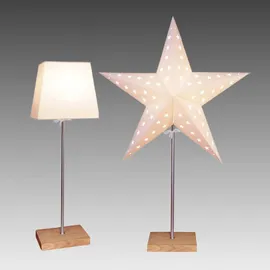 Star Trading Tischlampe Leo Weiß 3 St.