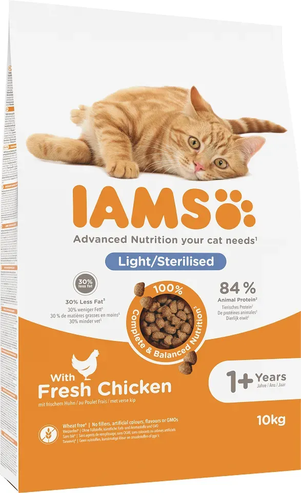 IAMS for Vitality Fettreduzierung bei erwachsenen Katzen nach der Sterilisation 10 kg