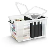 Strata cep Aufbewahrungsbox Strata 65 Liter, transparent