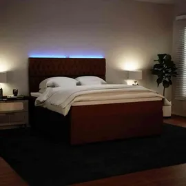 vidaXL Boxspringbett 180 x 200 cm Rosa