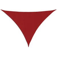 VidaXL Sonnensegel Oxford-Gewebe Dreieckig 5x5x6 m Rot