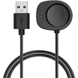 kwmobile Honseadek Ersatz Ladeständer Dock Station kompatibel mit Amazfit Balance A2286 T-Rex 3 A2322 Balance 2 A2429 Smart Watch USB Kabel Schwarz