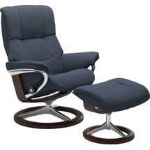 Stressless Stressless® Relaxsessel »Mayfair«, mit Signature Base, Größe S, M & L, Gestell Braun, blau