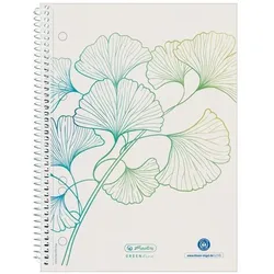 herlitz Collegeblock GREENline Ginkgo, DIN A5, kariert