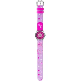 JACQUES FAREL HCC 312 0 mm Kunstleder rosa-pink Analog Quarz