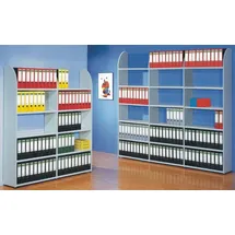 Kerkmann Aktenregal 2,2 x 32,5 x 225 cm Lichtgrau