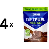 USN Diet Fuel Vegan Meal Replacement Shake Chocolate 880 g