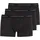 Unterwäsche 3er-Pack Trunks Schwarz/Schwarz/Schwarz XXL