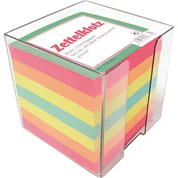 Landre Zettelbox 100420101 10x10x10cm tr Inhalt bunt