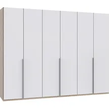 WIMEX Kleiderschrank WIMEX "New York", weiß (struktureichefarben hell, front weiß), B:270cm H:208cm T:58cm, Schränke, Kleiderschrank, in vielen Breiten, 208 oder 236cm hoch