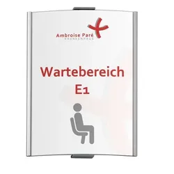 FRANKFURT Türschild ~DIN A5, Format: 210x155 mm