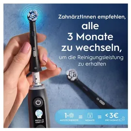 Oral-B iO Sanfte Reinigung Aufsteckbürste schwarz 4 St. 