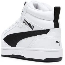 Puma Rebound V6 Mid Unisex Weiß/Schwarz 36