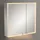 Villeroy & Boch My View Now Spiegelschrank, für die Schweiz, mit Beleuchtung B: 80 H: 75 T: 16,8 cm, 2 Türen, A455C800,