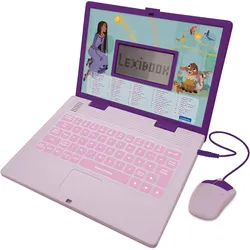 Lexibook Französisch-Englischer Lern-Laptop Disney Wish