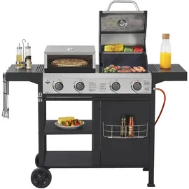 El Fuego Kombigrill 3-in-1 Boston schwarz