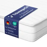Träumegut24 AquaFlex 7-Zonen Matratze 140x200 cm | H2&H3 | Ergonomische Kaltschaummatratze | Hypoallergen & Antibakteriell | Bezug abnehmbar & waschbar | Oeko-TEX® (140 x 200 cm, H2&H3, 9 cm)
